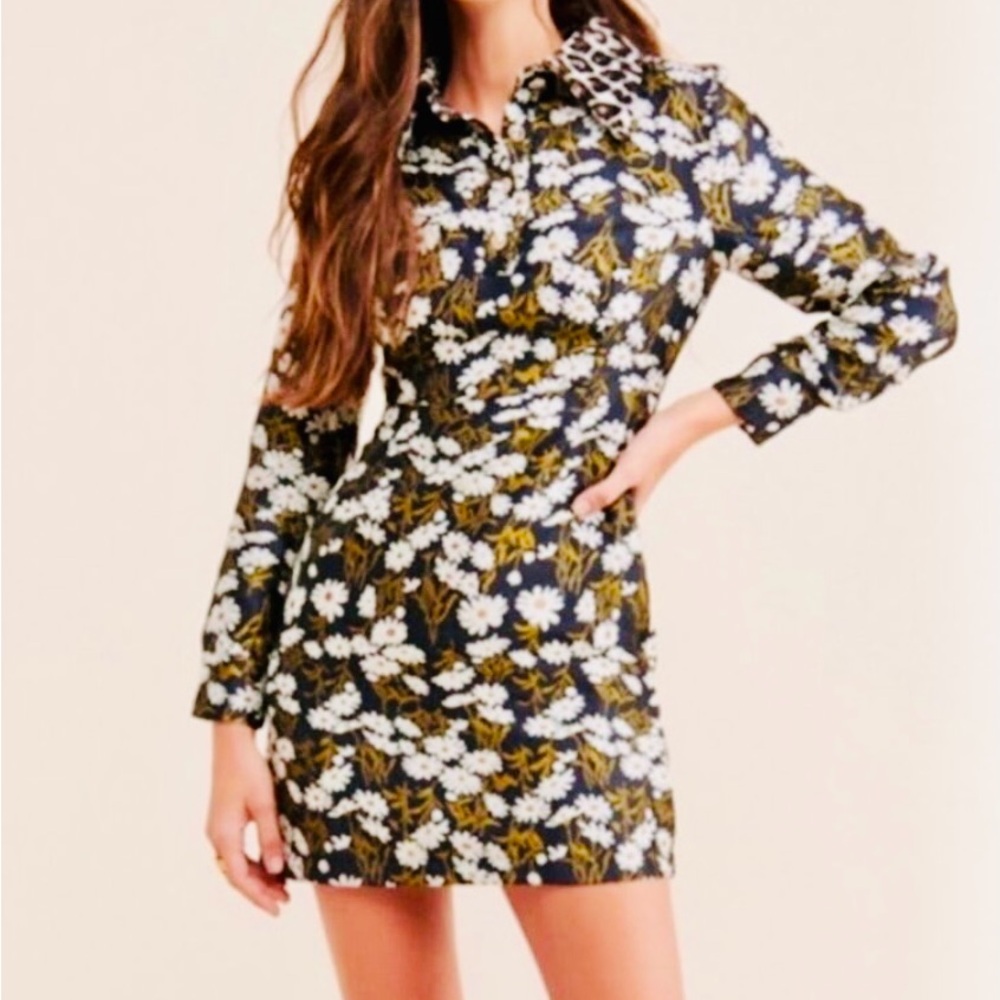 Sister Jane Mabel Jacquard Mini Dress - Size XS